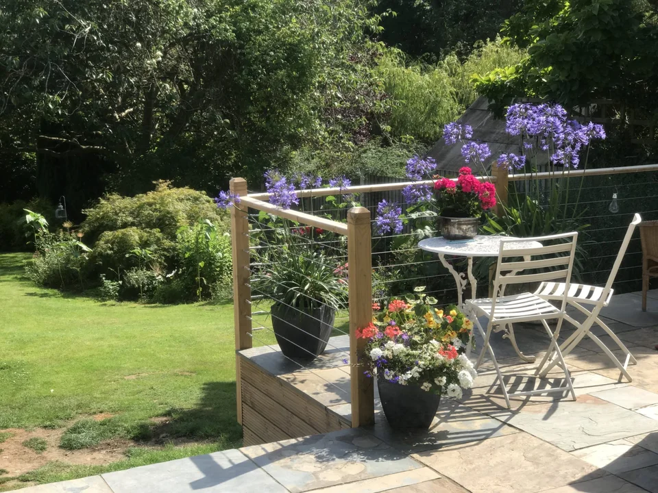 Wire Balustrading by George-Stone Gardens