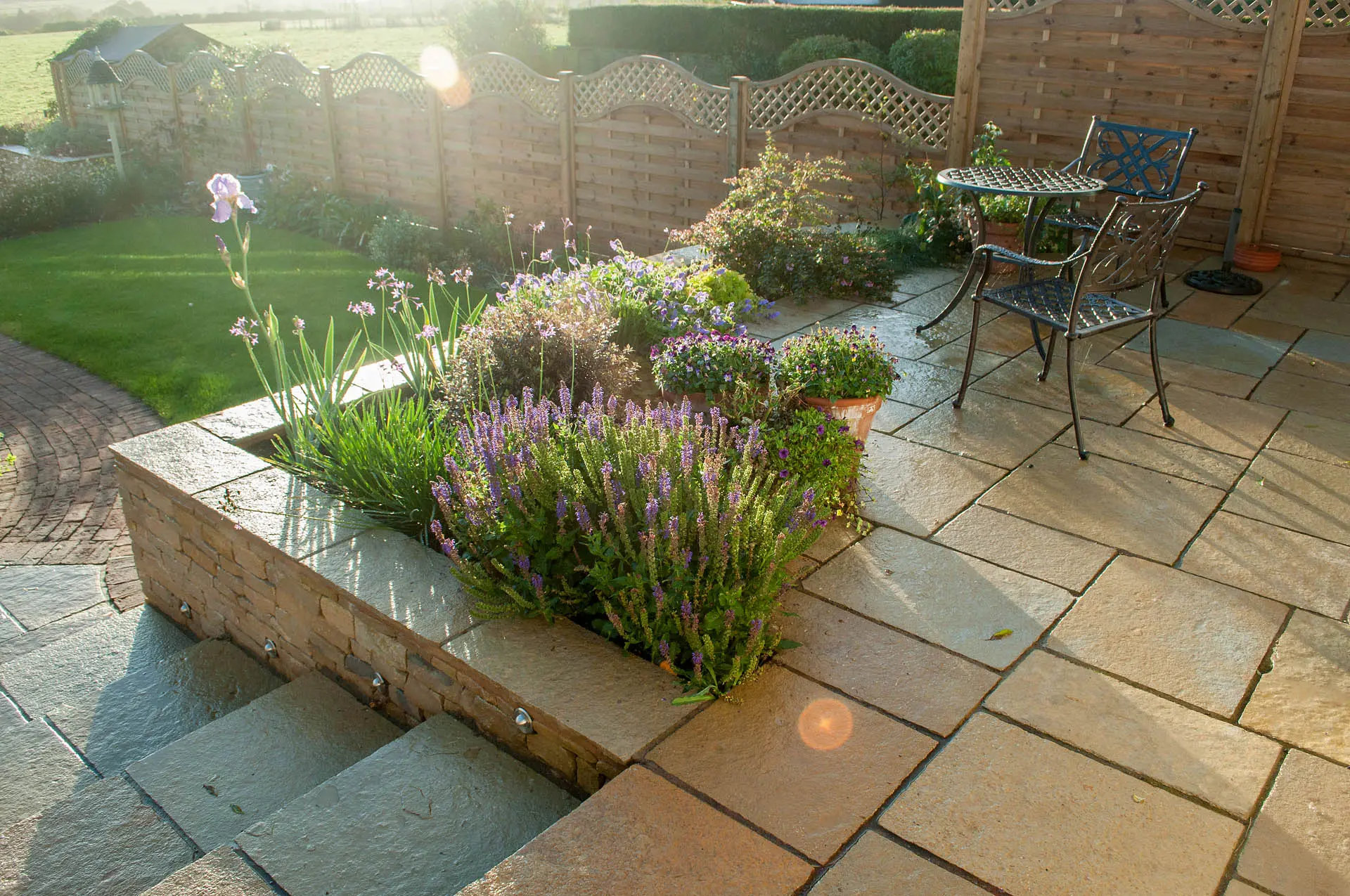 Sleeper Retaining Walls & Level Changes