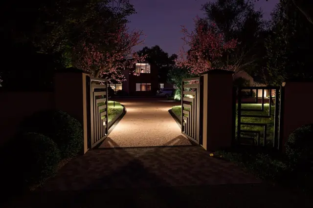 Photoreal 3D garden visualisation 31, produced by the George-Stone Gardens design studio before construction began