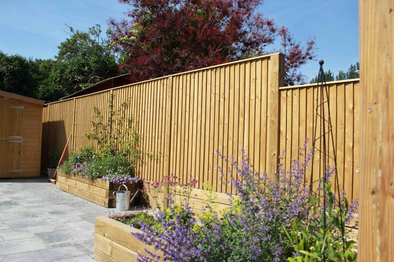 Jacksons Flat Top Featherboard Fence Panels