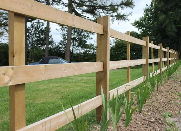 Jacksons Morticed Post And Rail Fencing image 2