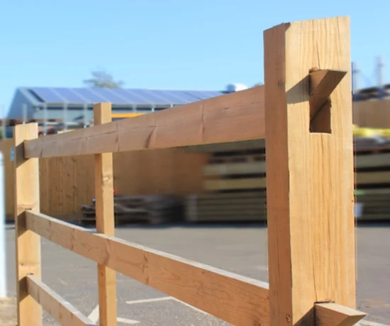 Jacksons Morticed Post And Rail Fencing image 3