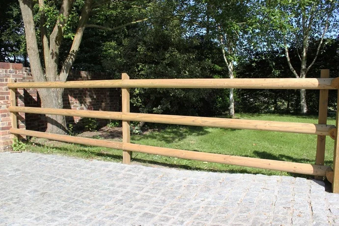 Jacksons Nailed Square Post And Rail Fencing