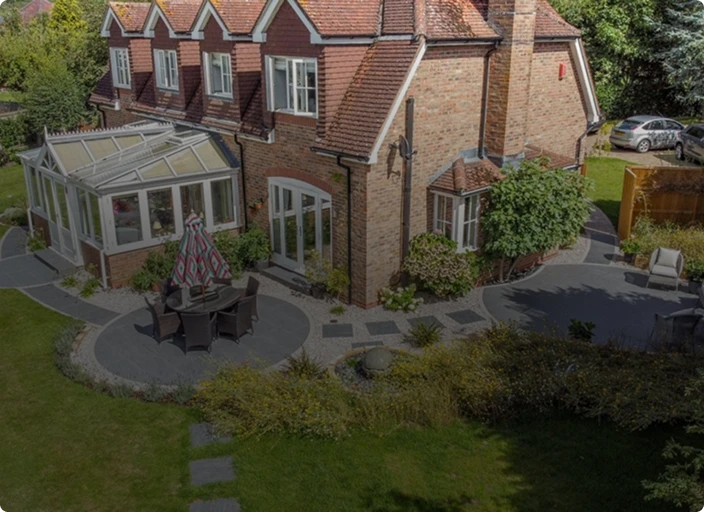 Mature Garden With Multiple Seating Areas