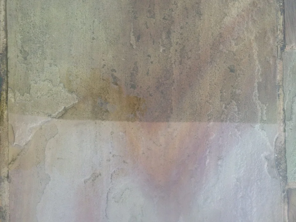 Pressure washing patio and paths