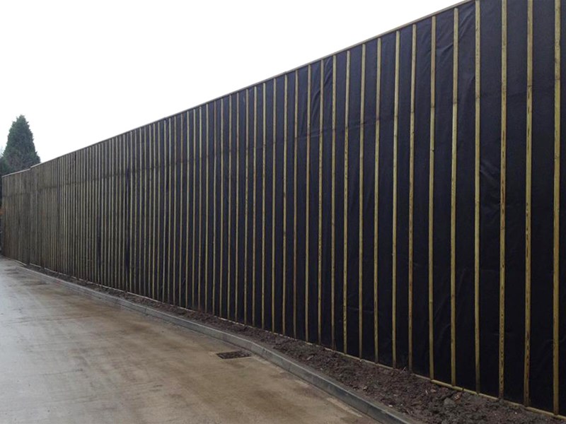 Acoustic Absorptive Fencing Custom Design 2 Acoustic Absorptive Fencing Custom Design 2