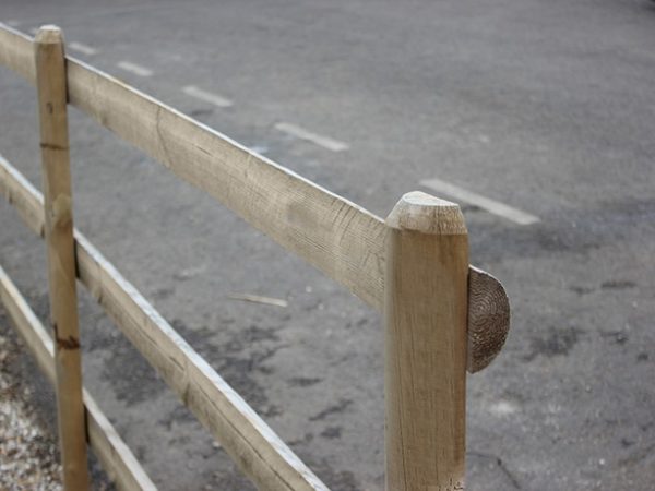 half round post and rail