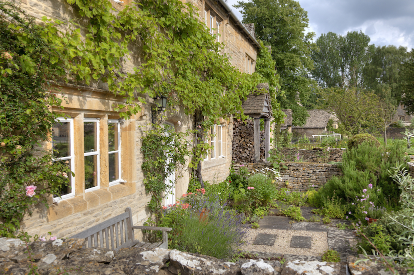 a beautiful front garden