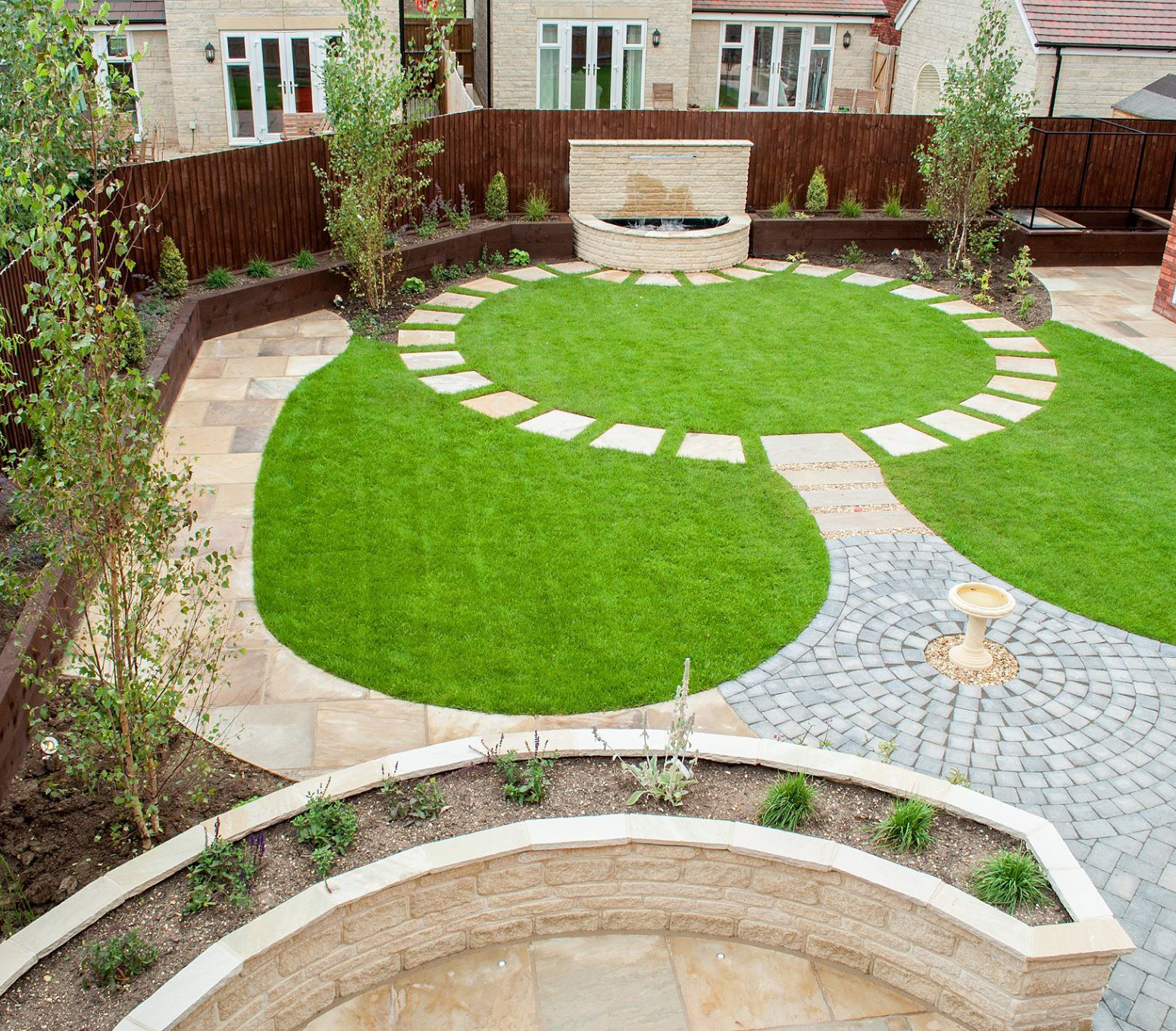 family garden structured design 1