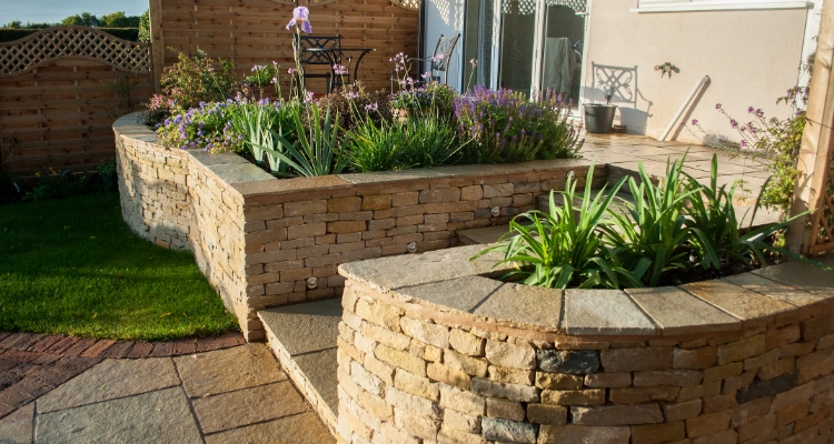 dry stone wall garden