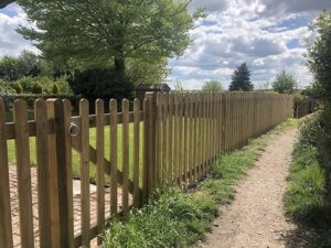 Picket fencing installation